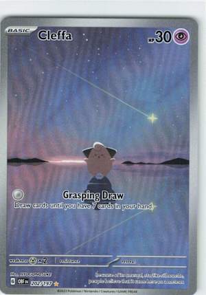 Cleffa illustration rare from Obsidian Flames